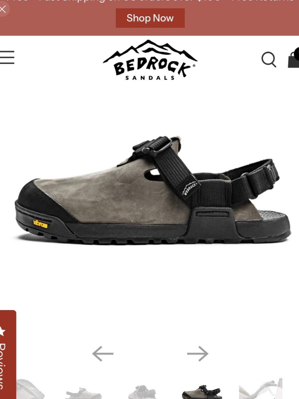 Mountain Clog - Nubuck Leather (Driftwood) M7, W8